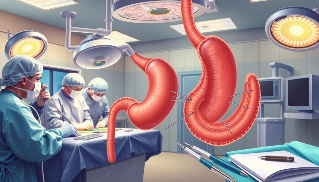 Vertical sleeve gastrectomy procedure