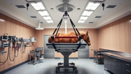 horse surgery table support hoist